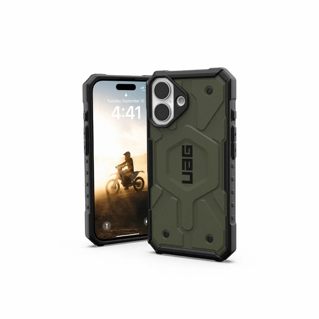 UAG iPhone 16 磁吸耐衝擊經典保護殼-綠