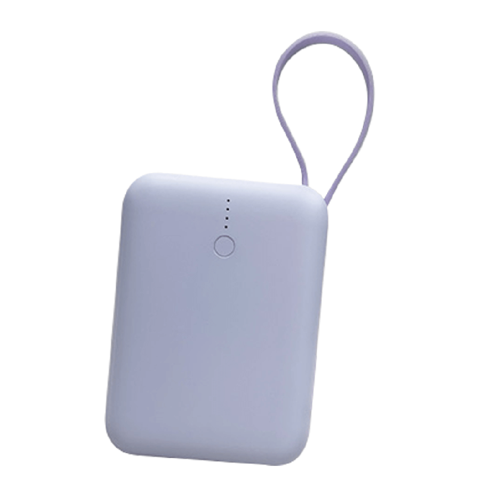 【RDCASE】RD-10000mAh雙線Q寶行動電源 紫