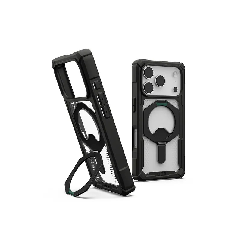 UAG-ip17 pro 磁吸耐衝擊支架經典 透灰(鈦灰圈)  (副本)