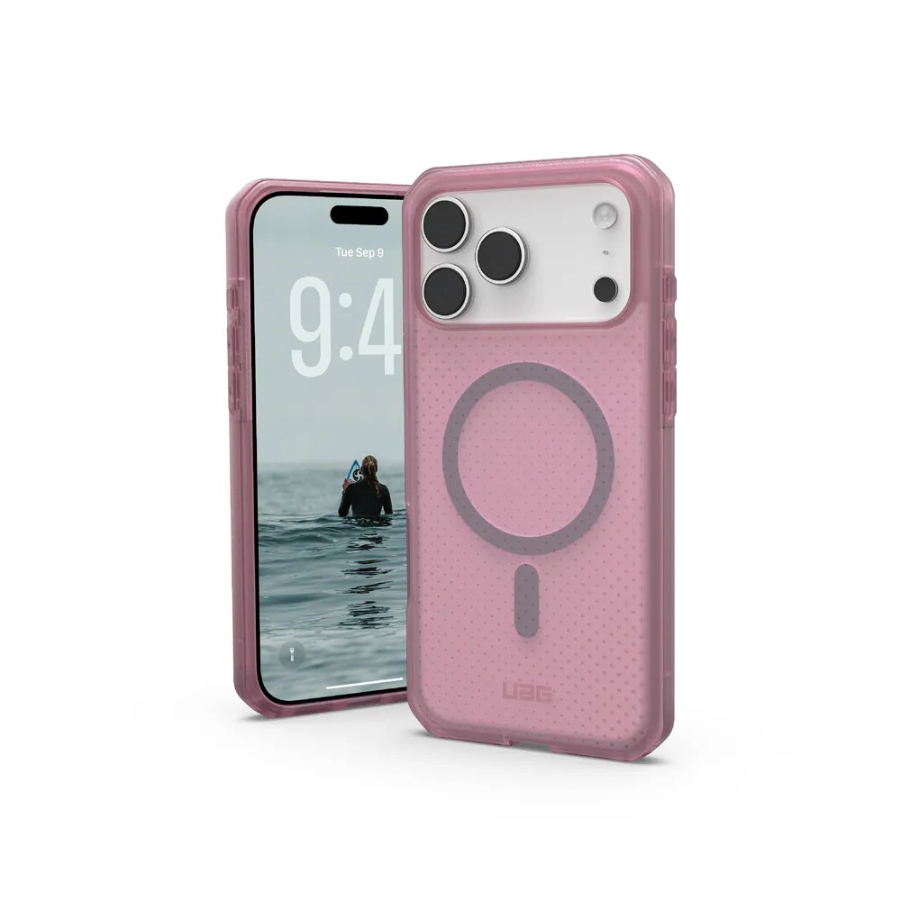 UAG-ip17 pro max 磁吸耐衝擊輕薄 透粉 