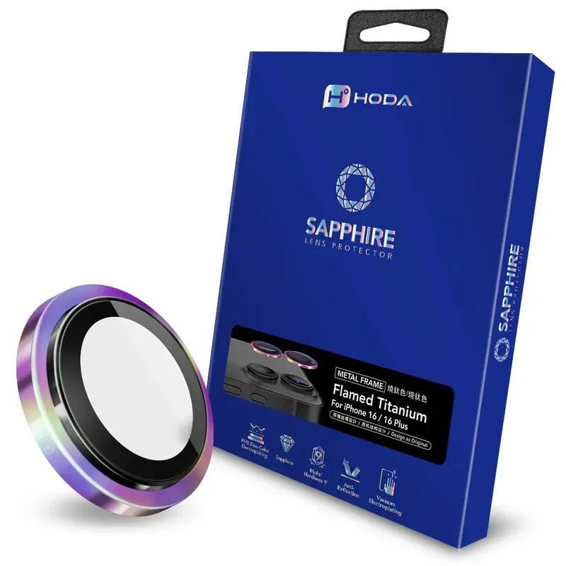 HODA-ip17 藍寶石鏡頭貼 淺綠  (副本)