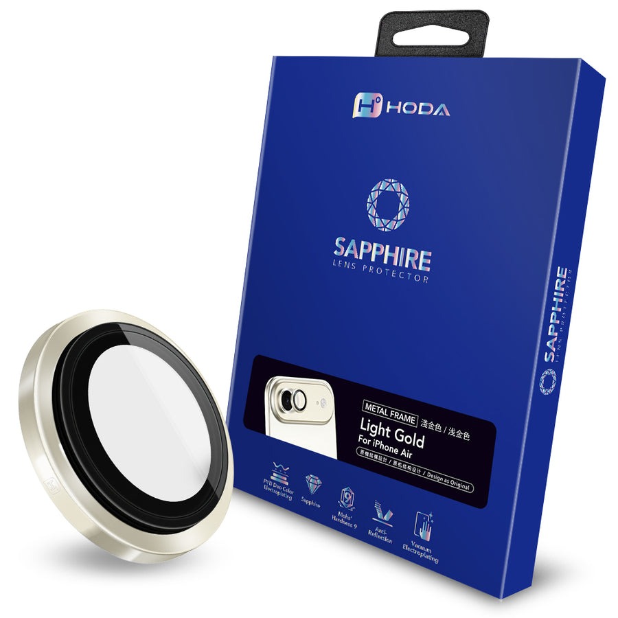 HODA-ip air 藍寶石鏡頭貼 黑  (副本)