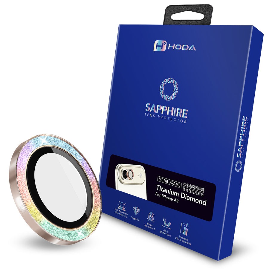 HODA-ip air 藍寶石鏡頭貼 燒鈦  (副本)