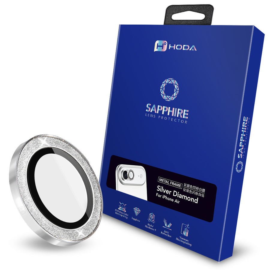 HODA-ip air 藍寶石鏡頭貼 鈦金彩鑽  (副本)