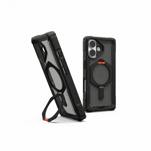 [840283922459] UAG-ip17 磁吸耐衝擊支架經典 透黑(黑圈) 