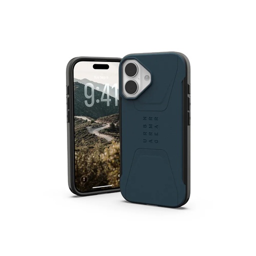 [840283924552] UAG-ip17 磁吸耐衝擊簡約 藍 