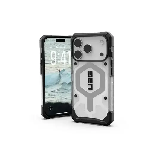 [840283923296] UAG-ip17 pro 磁吸耐衝擊經典 透明(灰圈) 