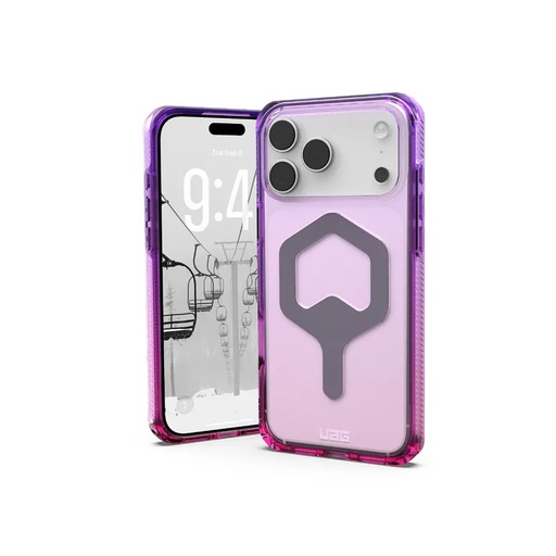 [840283922671] UAG-ip17 pro max 磁吸耐衝擊全透 極透明(灰圈)  (副本)