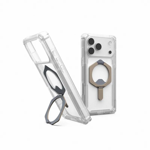 [840283922558] UAG-ip17 pro max 磁吸耐衝擊支架經典 透明(鈦灰圈) 