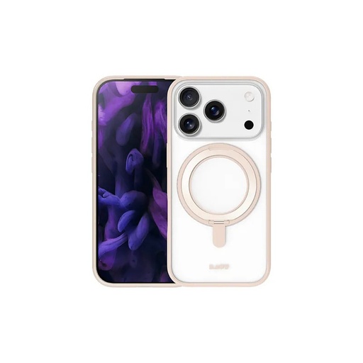 [4895206947060] LAUT-ip17 pro 磁吸360支架簡約耐衝擊 霧奶茶 