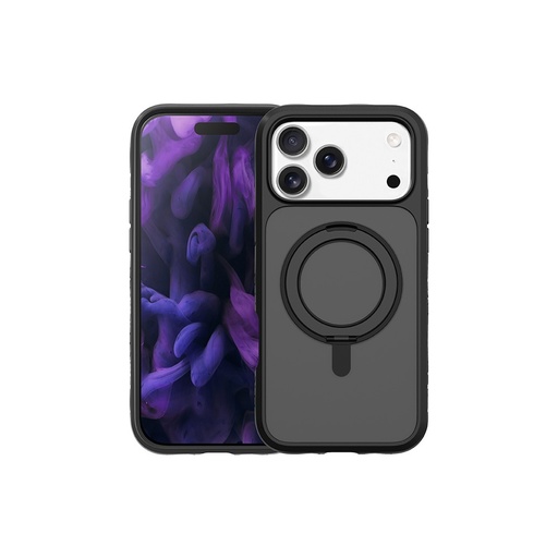 [4895206945523] LAUT-ip17 pro max 磁吸360支架軍規耐衝擊 黑 