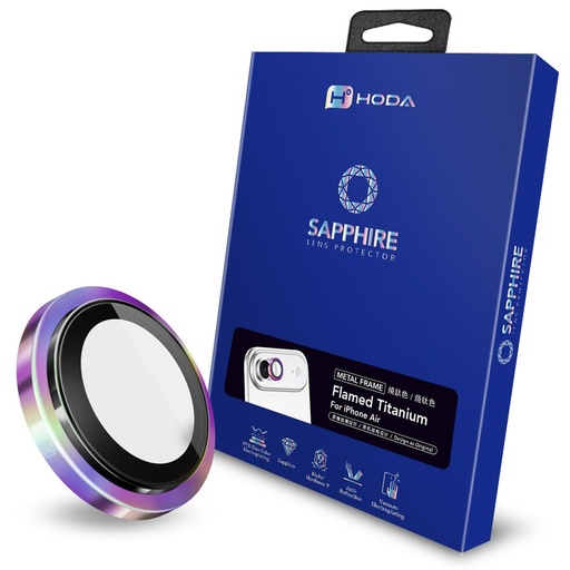 [4711630740551] HODA-ip air 藍寶石鏡頭貼 燒鈦 