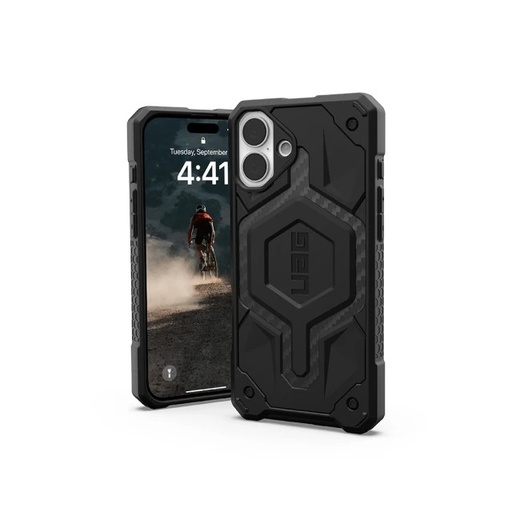 [114455114242] UAG iPhone 16 Plus 磁吸頂級版耐衝擊保護殼-碳黑