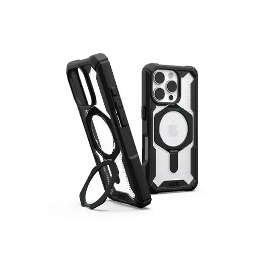 [11447411404G] UAG iPhone 16 Pro 磁吸耐衝擊支架經典保護殼-透明(黑圈)